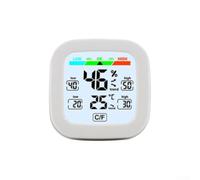 Yuanpgky Termometro e igrometro per interni a colori con assorbimento magnetico, visualizza le tendenze reali e di umidità, registrazione 24 ore, ℃/℉ commutabile per