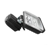 Yuanpgky Torcia elettrica da lavoro a 48 LED da 5 pollici con testa regolabile da 90 a 180 gradi e porta di ricarica USB per utensili elettrici a batteria agli ioni di litio da 18 V, campeggio