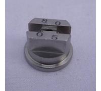 Yuanpgky Ugelli a ventola piatta in acciaio inox, confezione da 5 pezzi, per irrigazione agricola, punta a spruzzo ad alto flusso solido con copertura uniforme, passaggio senza ostacoli e fori da