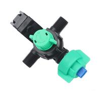 Yuanpgky Ugello a spruzzo regolabile a ventola piatta per spruzzatori agricoli ad asta ad alta pressione in nylon con design antigoccia, 11 x 7 cm, verde (confezione da )