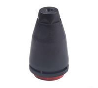 Yuanpgky Ugello di ricambio per ugello turbo per irrigazione da giardino, parte di ricambio per ugello per tubo flessibile con filettatura G1/4", turbina in plastica nera da 7,1 cm