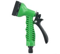 Yuanpgky Ugello spray per tubo da giardino ad alta pressione, 7 modelli d'acqua regolabili per la pulizia di cortile e auto, per una lunga durata in plastica con/doccia/nebbia/cono/piatto/pieno/centro