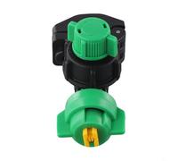 Yuanpgky Ugello spruzzatore antigoccia per sistema di irrigazione agricola con interruttore di controllo del flusso, per ingegneria duratura, accessorio per irrigazione da giardino in plastica per