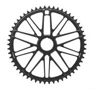 Yuanpgky Ultralight 7075-For T6 - Corona in alluminio per bici per M9100 M8100 a montaggio diretto, per lavorazione CNC anodizzata nera, design a denti positivi/negativi, compatibile (52T)