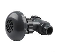 Yuanpgky Valvola a stantuffo filtro P6H1317 per piscine fuori terra, valvola di commutazione on-off da 38 mm con filtro, struttura in ABS, grigio