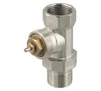 Yuanpgky Valvola di regolazione termostatica in ottone DN15/DN20/DN25 senza testa termostatica per controllo del radiatore con filettatura M30x1.5mm (DN20)