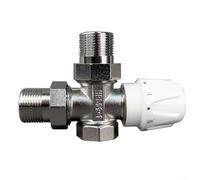 Yuanpgky Valvola termostatica manuale del radiatore DN20 G3/4 "Valvola di controllo del riscaldamento del rame del filo per sistemi di acqua calda, valutazione della pressione PN16