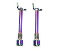 Yuanpgky Vite a pinza idraulica in lega per bullone del freno a disco, resistente, chiusura leggera con filettatura precisa, coppia 2-4N.M (confezione da 2 chiavistelli + 2 (colore abbagliante)