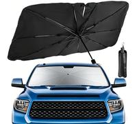 YUANQI Parasole Auto Parabrezza Pieghevole,Ombrello Anti-UV,Blocca Il 99% dei Raggi UV,Protezione per Interni e Cruscotto,Copriparabrezza dal Sole per BMW 3er F30 2012-2018,L(140 * 126 * 80cm)