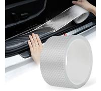 YUANQI Protezione per Soglia Portiera Auto, Strisce di Finitura per Soglia Portiera Auto,Pellicola Protettiva AntiGraffio in Fibra di Carbonio per Jeep Compass 2 (II) MP I 2016-2024