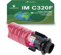YUANQIMM 842656 842657 842642 842643 Cartuccia toner ad alta capacità compatibile per Ricoh Toner Magenta IM C320F 10000 pagine MC320FW PC375 stampante 1 magenta