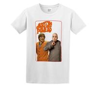YUANROU Austin Powers Collection Pullover Top Crazy Youth Street Large Size T-Shirt White XL