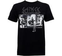 YUANROU Genesis Lamb Lies Down on Brodway Slim-Fit Prom Funny Personalise Painting Soft Grinding T-Shirt Black XL