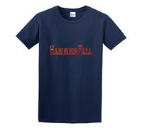 YUANROU HammerFall Logo Student Style Super Super Soft Sweatshirt T-Shirt Navy XL