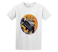 YUANROU Meat Loaf Bat out of Hell Creativity Couples Printing Comfortable Atmosphere T-Shirt White M