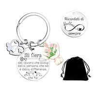 YUANSI Portachiavi Collega Donne Regali per Amica Regalo Colleghi Idee Regalo Uomo Colleghe Amicizia PortaChiavi Regalo per Colleghi Che Va Via Grazie Pensione Regali per Amica Maestra (1)