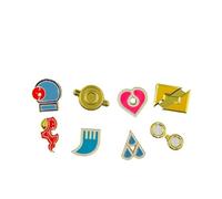 YUANstore Applicabile per Pocket Monster Generation 1-6 Gym Badge Collection Box, set da 8 pezzi, regalo per adulti e ragazze, Zinco
