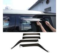YUANXJUN Deflettori Aria Auto Deflettore Pioggia per Land Rover Defender 90 110 2020-2023,Kit deflettori Visiera Finestrino Laterale Visiera Sun Pioggia Guard Ombra Scudo.