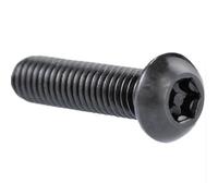 YUANYAO 5pz-20pz Vite di Sicurezza M3 M4 M5 M6 M8 Acciaio Inossidabile Nero Testa Torx a Sei lobi con Perno Vite antimanomissione antifurto(X30mm,M8 5PCS)