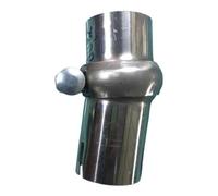 YUANYAO Accessori for Auto Morsetto di Scarico Girevole Giunto SS Adattatore Universale for la Regolazione del silenziatore Tubo(3.5 inch(89mm))