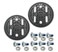 YUANYAO Diametro 94,5 mm Piastra di Montaggio for attacchi da Snowboard Disco a 4 Fori Modello 4 X 4 Pezzi di Ricambio Strap-in Technine con Set di Fissaggio a Vite