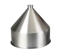 YUANYAO Spessore Imbuto in Acciaio Inossidabile 304 Riempitrice Macchinari Alimentari Tramoggia Imbuto di Alimentazione e Tranciatura Oversize 50 cm 70 Litri(B)