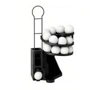 YUANYINSM RangeMate Distributore automatico di palline da golf, supporto automatico per l'allenamento del golf, capacità di lancio di 25 palline per allenamento al chiuso e all'aperto, colore nero