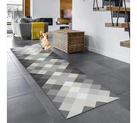 YUANZHI Tappeto Cucina Antiscivolo 50 x 190 cm Luce di lusso moderno stile Tappeto Runner Cucina Lavabile Tappeto con Fondo Antiscivolo per corridoio, camera da letto, porta, B