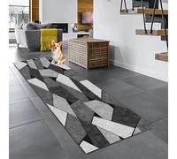 YUANZHI Tappeto Cucina Antiscivolo 80 x 120 cm Antimacchia Durevole, Facile da Pulire Tappeto Runner Cucina Lavabile Tappeto con Fondo Antiscivolo per corridoio, camera da letto, porta, F