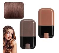 Yuaonew Hair Color Stick & Bosuyo Ultimate Hair Dye Comb - Waterproof, Fast, Portable Concealer Stick for Gray Hair Coverage (2pcs B)