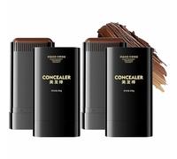 Yuaonew Hair Stick, Bosuyo Ultimate Hair Dye Comb, Waterproof and Sweat-Proof Hair Dye Stick, Portable Hair Color Touch-Up stick with Comb, Cover Gray Hair in 1 Second (2*Coffee)