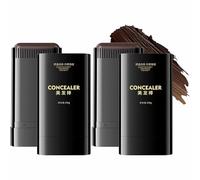Yuaonew Hair Stick, Bosuyo Ultimate Hair Dye Comb, Waterproof and Sweat-Proof Hair Dye Stick, Portable Hair Color Touch-Up stick with Comb, Cover Gray Hair in 1 Second (2*Brown)