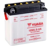 Yuasa 12N5.5-4ADC 12N5.5-4A Batteria per moto 12 V 5.5 Ah Tipo polo: Morsetto a