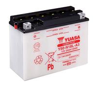 Batteria YUASA y50-n18l-a3 Dry Charged (Senza Elettrolita) per Moto Ricambi