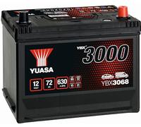 YUASA YBX3068 BATTERIA PER AUTO SMF 72 Ah 630A 12V SERIE YBX3000 POLO DESTRO