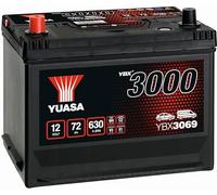 YUASA YBX3069 BATTERIA PER AUTO SMF 72 Ah 630A 12V SERIE YBX3000 POLO SINISTRO