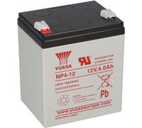 Yuasa Batteria Al Piombo NP4-12 Pb 12V 4Ah Faston 4,8 Per 4,5Ah 5,4Ah Ups