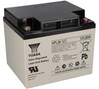 Yuasa Batteria Al Piombo NPL38-12I Pb 12V 38Ah 10-12 Anni M5 Interno 40Ah 45Ah