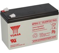 Yuasa Batteria Al Piombo NPW45-12 Pb 12V 8,5Ah Alta Corrente, Faston 6,3 USV
