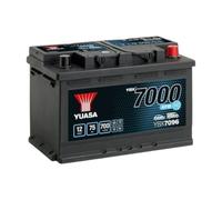 YUASA Batteria Avviamento 75Ah 700A YBX7000 EFB Start Stop Plus (278x175x190 mm)