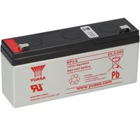 Yuasa Batteria Piombo NP3-6 Pb 6V 3Ah Faston 4,8mm 3000 mAh