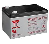 Yuasa Batteria ricaricabile al piombo acido NP12-12FR da 12 V, per allarme di backup UPS, batteria di emergenza (confezione da 1)