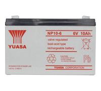 Yuasa NP10/6 NP10-6 Batteria al piombo 6 V 10 Ah Piombo-AGM (L x A x P) 151 x