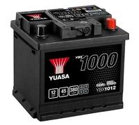 YUASA YBX1012 YBX1000 Batteria 12V 45Ah 380A L1 per VW Polo Hatchback (6R1, 6C1)