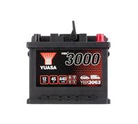 YUASA YBX3063 BATTERIA PER AUTO SMF 45 Ah 440A 12V SERIE YBX3000 POLO DESTRO