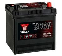 YUASA YBX3108 YBX3000 Batteria SMF 12V 50Ah 400A D20 per HYUNDAI i20 (PB, PBT)