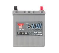 Yuasa YBX5054 12V 40Ah 340CCA Silver Maintenance Free High Performance Car Battery