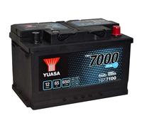 YUASA YBX7100 YBX7000 Batteria 12V 65Ah 650A LB3 per FORD Fiesta Mk7 Hatchback