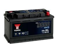 YUASA YBX9115 BATTERIA AGM AD ALTE PRESTAZIONI 12V 80AH 800A SERIE YBX9000