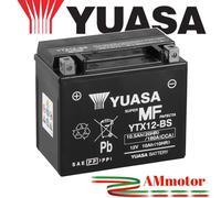YTX12-BS BATTERIA ORIGINALE YUASA CON ACIDO PIAGGIO X7 300IE EVO 2011